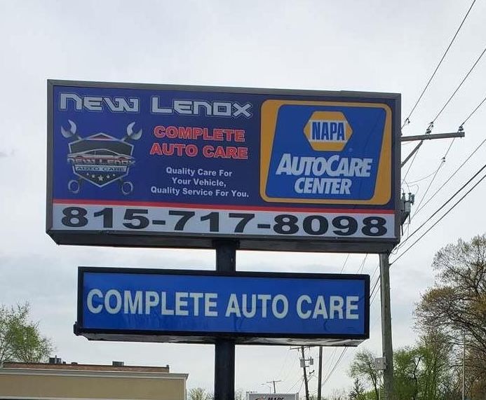 Roadside sign with phone number